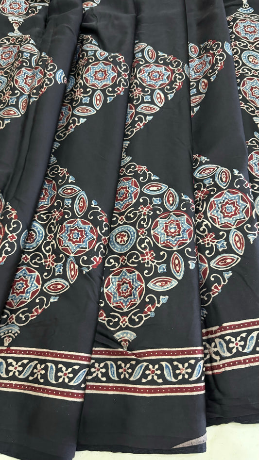 Ajrakh Saree