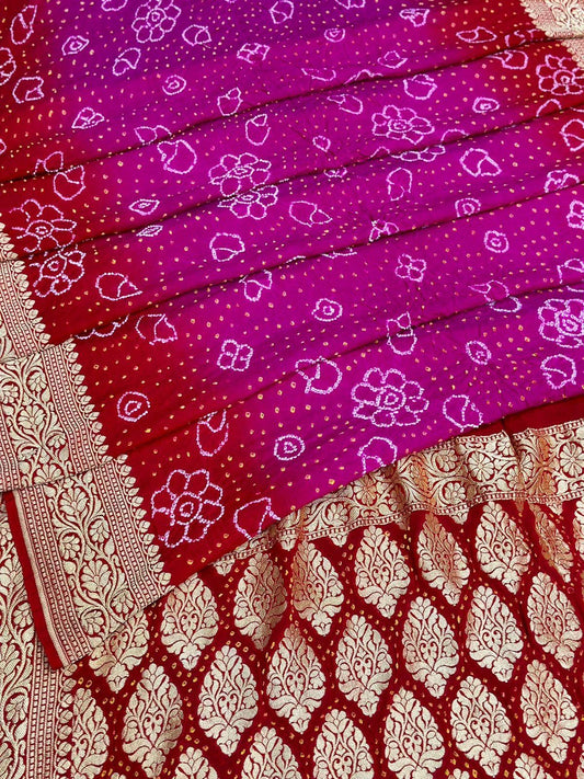 Bandhej saree