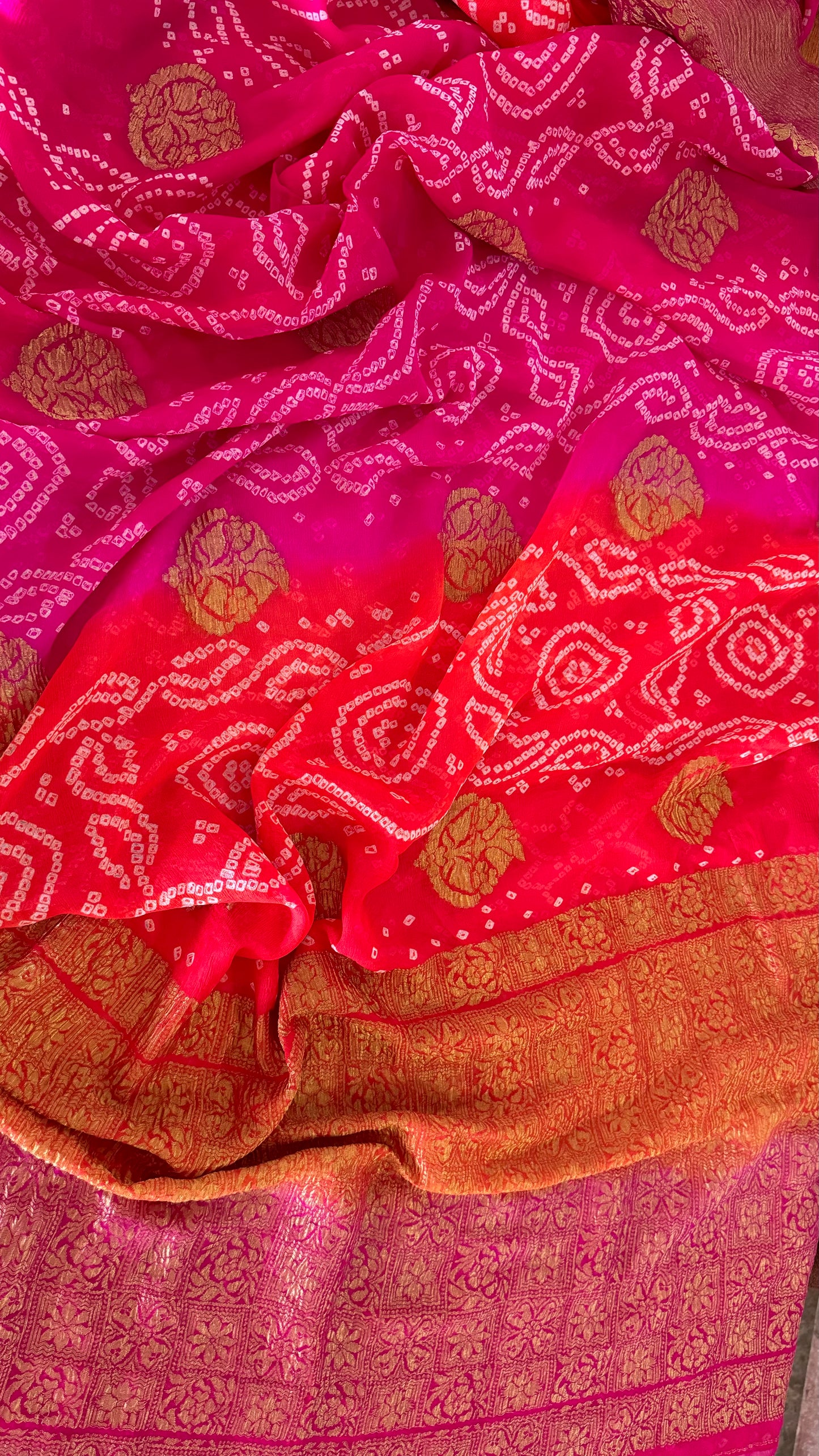 Bandhej Saree