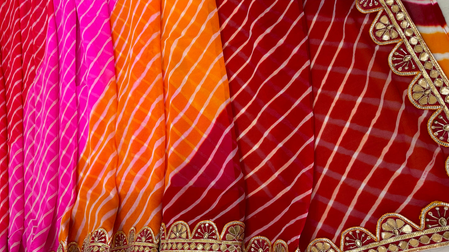 Lehariya Saree