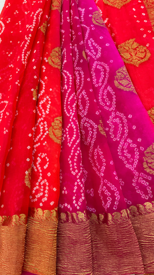 Bandhej Saree