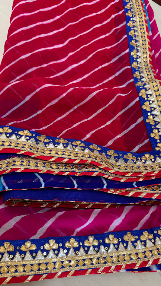 Lehariya Saree